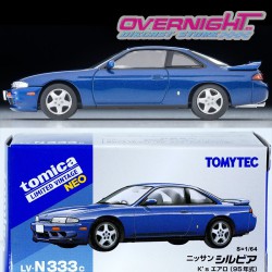 Tomica Limited Vintage 1995 Nissan Silvia K's Aero Purplish Blue - Escala 1/64 LV-N333c