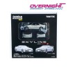 Tomica Limited Vintage 2000 Nissan Skyline 2-Door Sports Coupe 25GT Turbo plata con accesorios - Escala 1/64 LV-N353a
