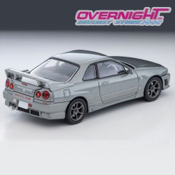 Tomica Limited Vintage 2000 Nissan Skyline 2-Door Sports Coupe 25GT Turbo plata con accesorios - Escala 1/64 LV-N353a