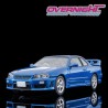 Tomica Limited Vintage 2000 Nissan Skyline 2-Door Sports Coupe 25GT Turbo azul con accesorios - Escala 1/64 LV-N353b