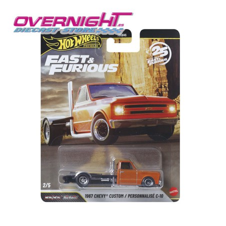 Hot Wheels Premium Fast and Furious 25th Chevy Custom C10 1967 JHW61