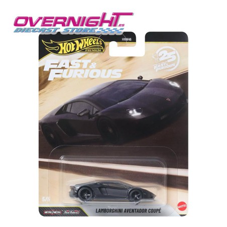 Hot Wheels Premium Fast and Furious 25th Lamborghini Aventador Coupe JHW77