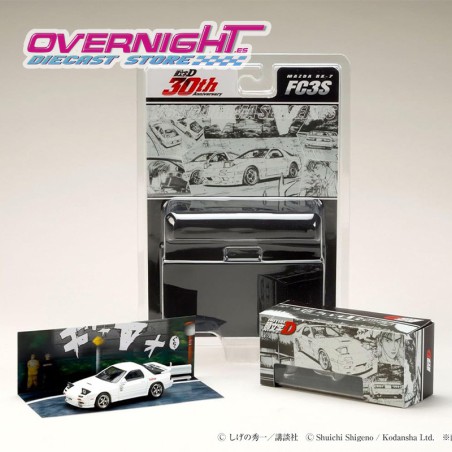 Hobby Japan Mazda Rx-7 (Fc3s) Redsuns - Initial D - Ryosuke Takahashi Escala 1/64 HJDMD003A