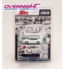 Hobby Japan Mitsubisi Lancer RS Evolution IV - Initial D – blanco -Escala 1/64 HJDMD005