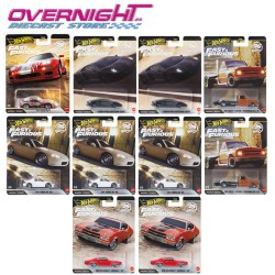 Hot Wheels Premium Fast and Furious 25th Mix P - Caja completa de 10 unidades HNW46-979P