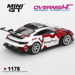 - PREORDER - Mini GT Porsche 911 (992) Gt3 Rs Weissach Ring Taxi 2025 Escala 1/64 MGT01178-L