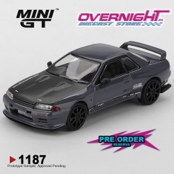 - PREORDER - Mini GT Nissan Gtr Top Secret Vr32 Stealth Grey 2025 Escala 1/64 MGT01187-R