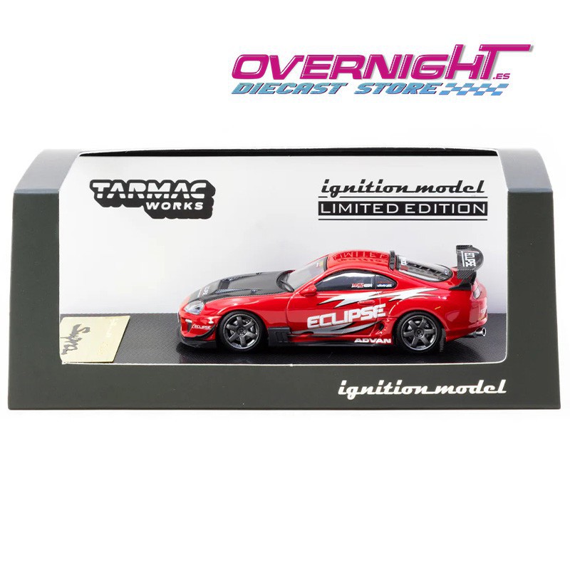 Ignition Toyota Supra JZA80 RZ Eclipse - Rojo - Escala 1/64 IG3841