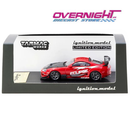 Ignition Toyota Supra JZA80 RZ Eclipse - Rojo - Escala 1/64 IG3841
