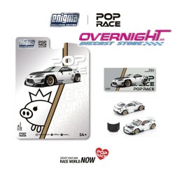 Pop Race Enigma Exclusive Pandem GR86 Crystal White Pearl - Escala 1/64 PRE014