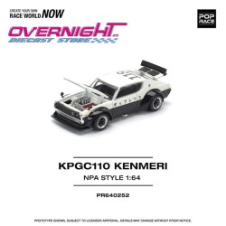 Pop Race Nissan Skyline Gt-R V8 Drift KPGC110 Kenmeri Japanese Police - Escala 1/64 PR640252
