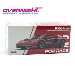 Pop Race Lamborghini Countach Lpi-800 Rosso - Escala 1/64 PR640259