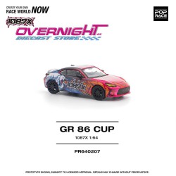 Pop Race Toyota Gr86 Cup 1087X - Escala 1/64 PR640207