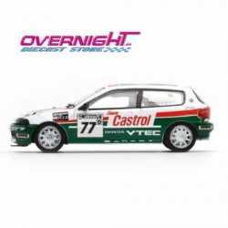 BM Creations Honda Civic EG6 n77 Castrol NSCC1993 - Blanco - Escala 1/64 BM64B0478 HK Toy Car Salon