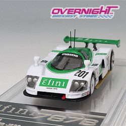 BM Creations Mazda 787B JSPC n201 Efini - Blanco y verde - Escala 1/64 BM64B0434