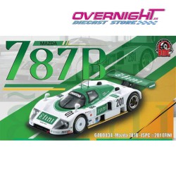 BM Creations Mazda 787B JSPC n201 Efini - Blanco y verde - Escala 1/64 BM64B0434