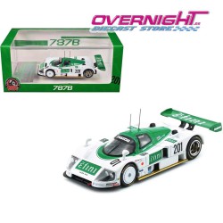 BM Creations Mazda 787B JSPC n201 Efini - Blanco y verde - Escala 1/64 BM64B0434