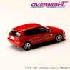 Hobby Japan Honda Civic EG6 Night Kids - Initial D – rojo -Escala 1/64 HJDMD006