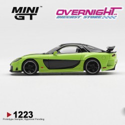 - PREORDER - Mini GT Mazda Rx-7 (Fd) Veilside Fortune7 Green 2012 Escala 1/64 MGT01223-L