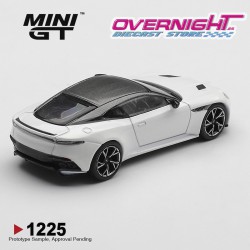 - PREORDER - Mini GT Aston Martin Bds Stratus White 2024 Escala 1/64 MGT01225-L