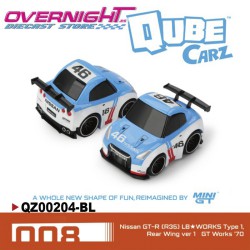 - PREORDER - Mini GT Qube Carz Nissan GT-R R35 Lb★Works 008 Blister QZ00204-BL
