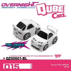 - PREORDER - Mini GT Qube Carz TOYOTA SUPRA MK4 (A80) TRD 3000GT PEARL WHITE n15 Blister QZ00601-BL