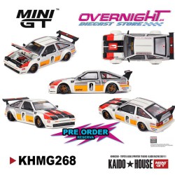 - PREORDER - Mini GT Kaido House Toyota Ae86 Sprinter Trueno Kaido Racing Dev V1 1983 miniatura 1/64 KHMG268