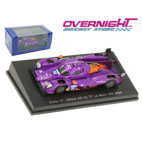 Spark Spike Oreca 07 - GIBSON n14 Hyett /Deletraz/Quinn 24H LeMans 2024 - Miniatura escala 1/64 Y399