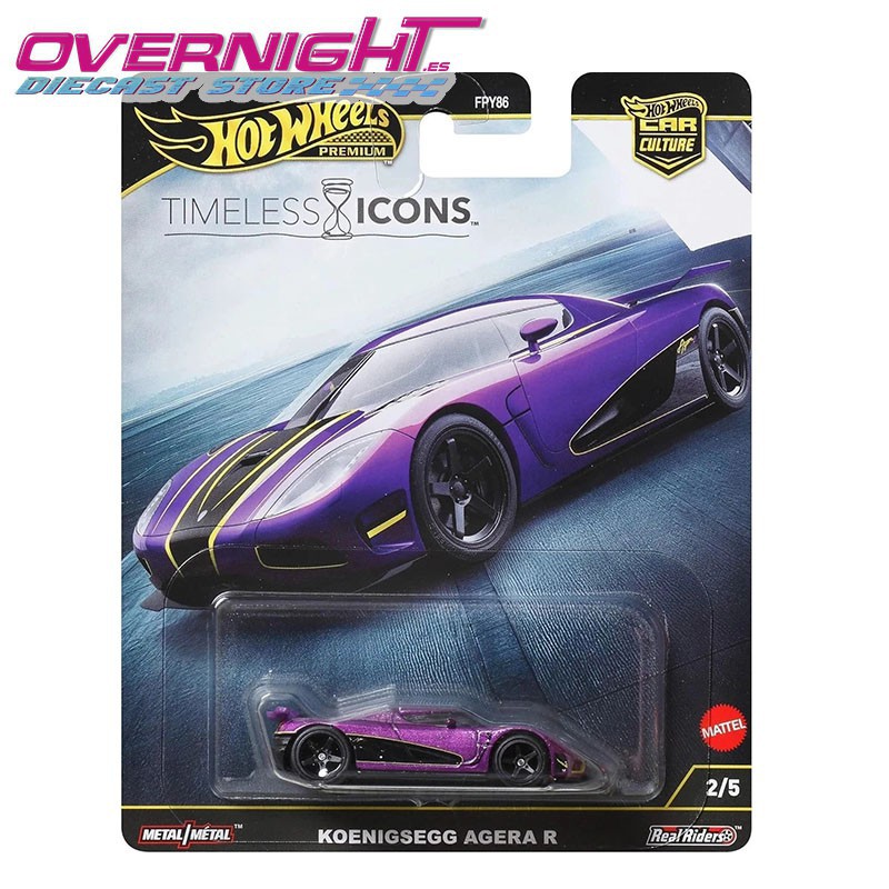 Hot Wheels Premium Koenigsegg Agera R – Timeless Icons JBK93 - Escala 1/64