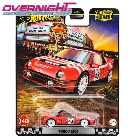 Hot Wheels Premium Ford RS200 – Boulevard JBL29 - Escala 1/64
