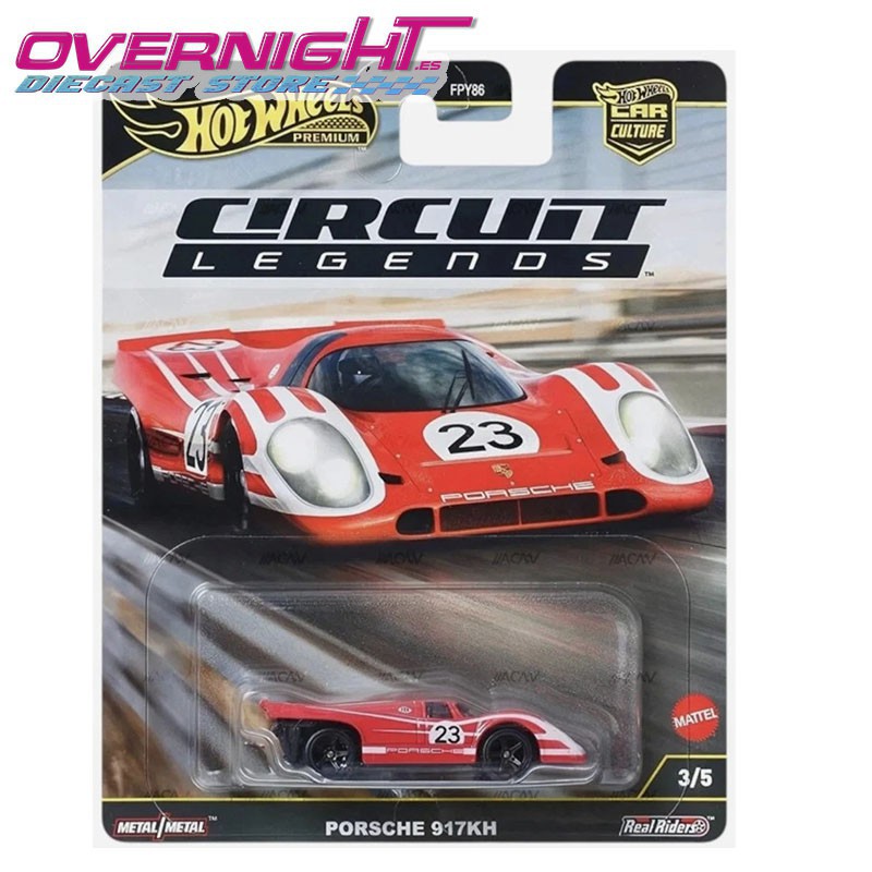 Hot Wheels Premium Porsche 917KH – Circuit Legends JBK63 - Escala 1/64