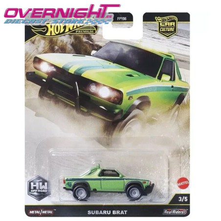 Hot Wheels Premium Subaru Brat - Off Road JBK72 - Escala 1/64