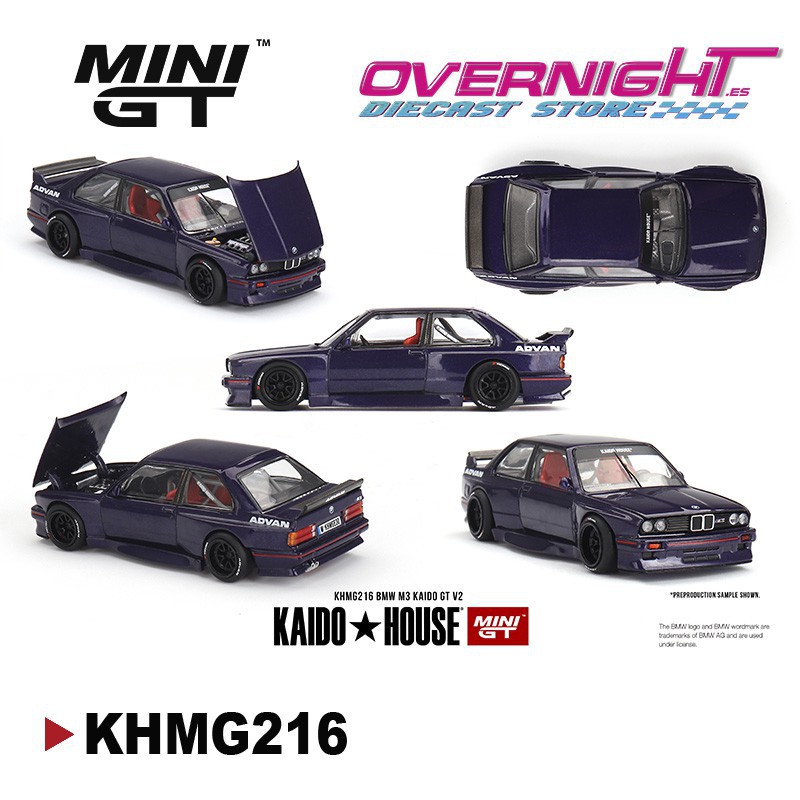 Mini GT Kaido House Bmw M3 (E30) Kaido GT V2 1989 - escala 1/64 KHMG216