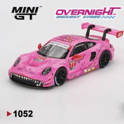 Mini GT Porsche 911 (992) Gt3 R n77 Ao Racing Road America 2024 - escala 1/64 MGT01052-L