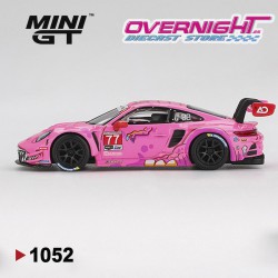 Mini GT Porsche 911 (992) Gt3 R n77 Ao Racing Road America 2024 - escala 1/64 MGT01052-L