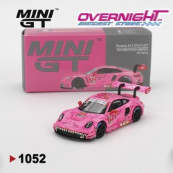 Mini GT Porsche 911 (992) Gt3 R n77 Ao Racing Road America 2024 - escala 1/64 MGT01052-L