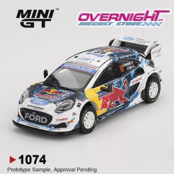 Mini GT Ford Puma Rally 1 n16 Msport Ford Wrt 3rd Place Miniatura escala 1/64 MGT01074-L