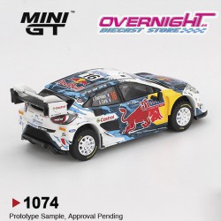 Mini GT Ford Puma Rally 1 n16 Msport Ford Wrt 3rd Place Miniatura escala 1/64 MGT01074-L