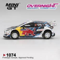 Mini GT Ford Puma Rally 1 n16 Msport Ford Wrt 3rd Place Miniatura escala 1/64 MGT01074-L
