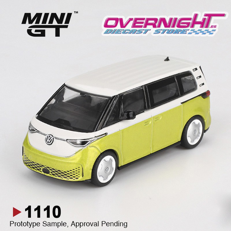 Mini GT VW Id.Buzz 2023 amarillo - escala 1/64 MGT01110-L