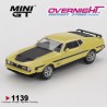 Mini GT Ford Mustang Mach 1 1971 Amarillo  - escala 1/64 MGT01139-L