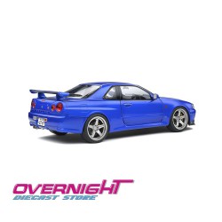 NISSAN SKYLINE (R34) GT-R – BAYSIDE BLUE Solido 1/18