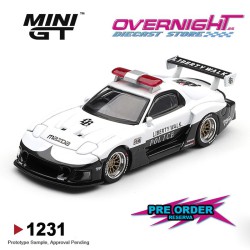 - PREORDER - Mini GT MAZDA RX-7 LB-Super Silhouette Police Escala 1/64 MGT01231-R