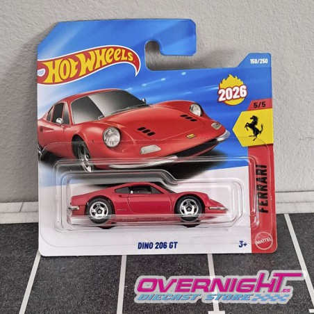 Hot Wheels Dino 206 GT Ferrari JJH56-N521