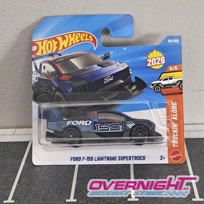 Hot Wheels Ford F-150 Lightning Supertruck Truckin Along JJH52-N521