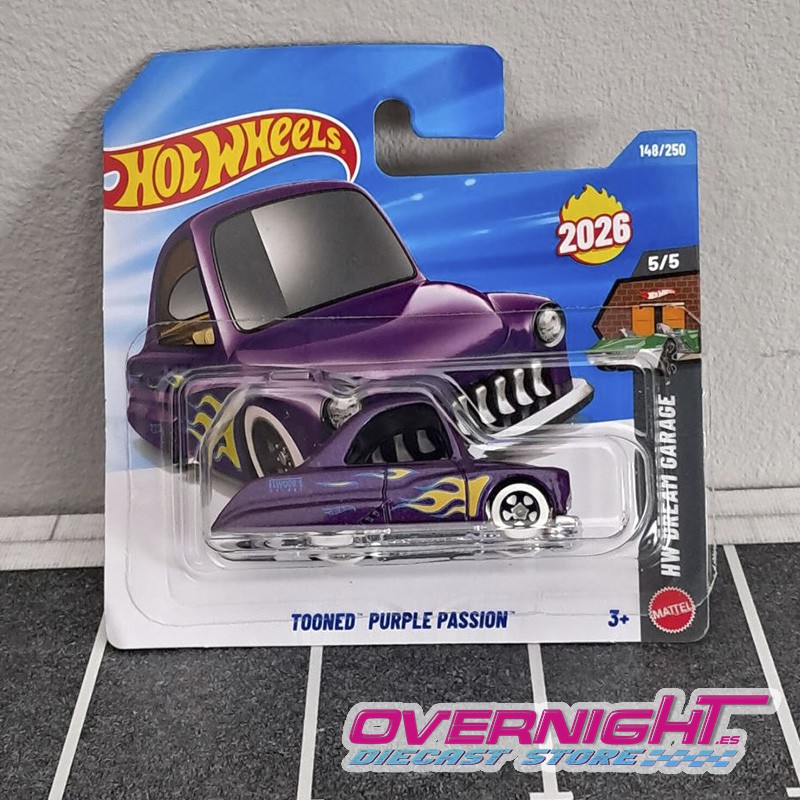Hot Wheels Tooned Purple Passion HW Dream Garage JJH54-N521