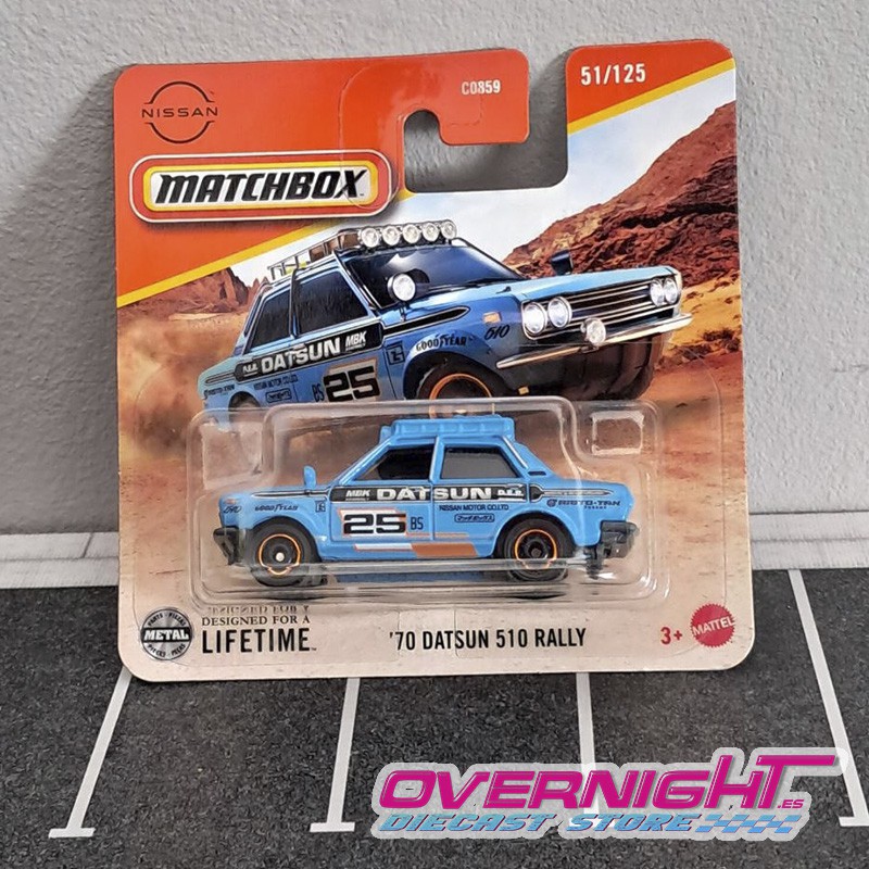 Matchbox 70 Datsun 510 Rally  JBT02-LA10