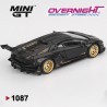 Mini GT Lamborghini Aventador Lbworks Limited Edition Matte Black 2025 Escala 1/64 MGT01087-L