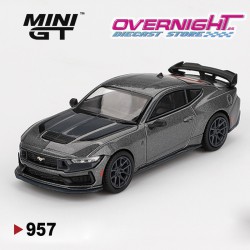 Mini GT Ford Mustang Dark Horse Carbonized Gray 2024 Escala 1/64 MGT00957-L