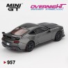 Mini GT Ford Mustang Dark Horse Carbonized Gray 2024 Escala 1/64 MGT00957-L
